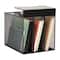 Mind Reader Slide-On Under Desk File Organizer, No Tools Required, Hanging Storage for Laptops, Folders, and Notebooks, Metal, Black